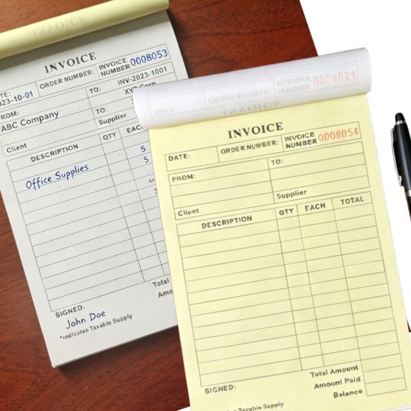 NCR Forms / Invoice Books